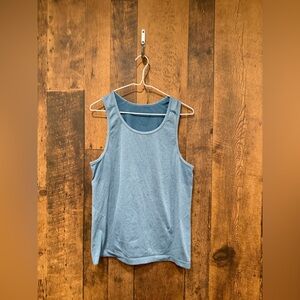 Lululemon men’s metal vent tank top blue small EUC